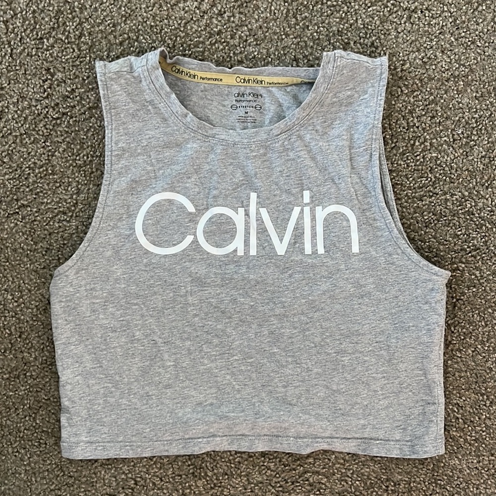 Grey Calvin Klein Tanktop - Picture 2 of 4